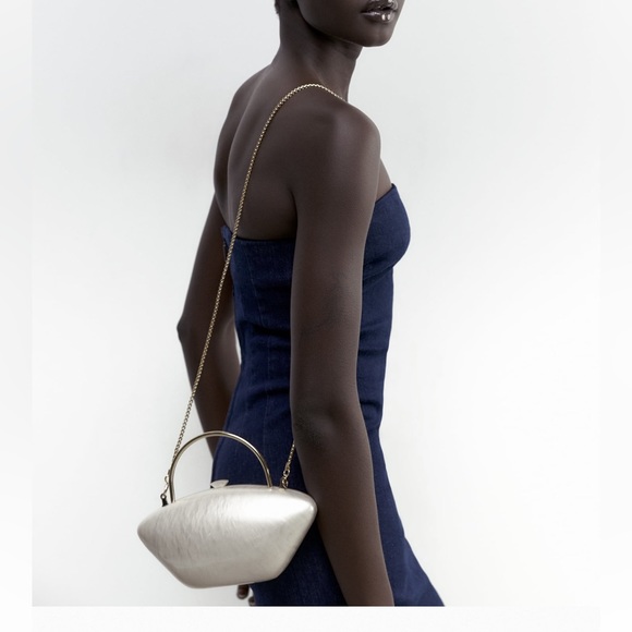 Zara pearl minaudiere NWT - Picture 4 of 14